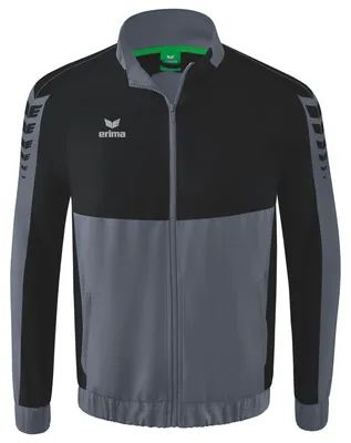 Produktbild von Erima Six Wings Präsentationsjacke Schiefergrau/Schwarz Junior - 140