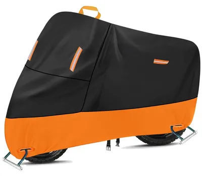 Image de Housse de protection imperméable pour moteur, avec bandes réfléchissantes