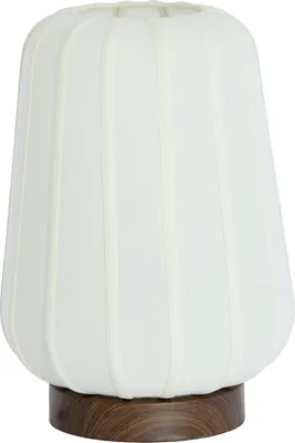 Produktbild von Light & Living - Tischleuchte Bibury - Weiß - Ø30cm Tischlampe - Nachttischlampe, Wohnzimmer, Schlafzimmer