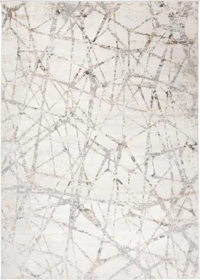 Produktbild von Tapiso Teppich VALLEY Modern Kurzflor Grau Hellgrau Wohnzimmer 120 x 170 cm