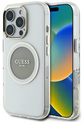 Produktbild von Guess Etui für iPhone 16 Pro Max MagSafe Grau