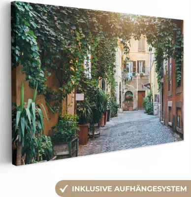 Obrázok produktu pre OneMillionCanvasses® - Plátno výtlačky - 140x90 cm, Taliansko - Street - Lurker, nástenné umenie výtlačok dekorácie na stenu