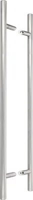 Immagine prodotto di KOTARBAU® Ferramenta per porte esterne Maniglia bifacciale per porte d'ingresso in acciaio inox a 45 gradi 1300x1800 mm