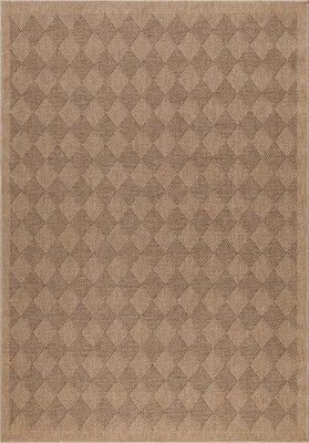 Produktbild von Villa Möbel Dhaeno Terrasse, Garten-Teppich, Outdoorteppich, Vintage Design, Farbe:Schwarz, Grösse:200x290 cm