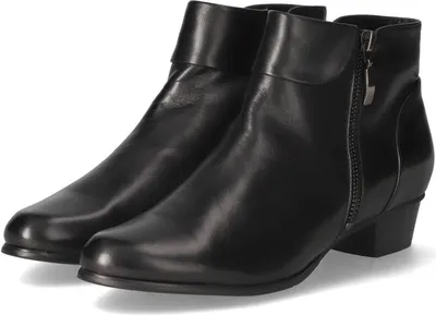 Produktbild von Kaerlek Stiefeletten Damen Glattleder Schwarz Größe: 37