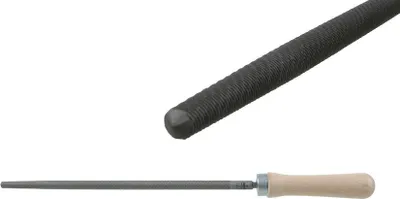 Produktbild von NAJDER, Rundfeile 200mm Hieb 3 (Fein), HASE-Schnellarbeitsstahl HSS, Metallfeile, Schlichtfeile, Innenradien, Präzision, Finish
