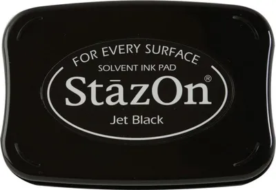 Produktbild von TSUKINEKO - StazOn Stempelkissen - Jet Black
