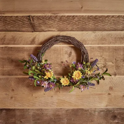 Produktbild von Kunstblumen Türkranz für Frühlings- und Sommerdekoration