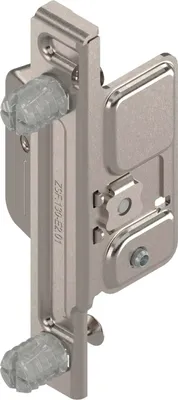 Produktbild von BLUM METABOX CLIP Frontbefestigung, Zarge M,K,H, EXPANDO, links, Stahl vern.