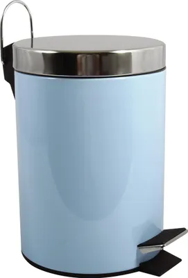 Produktbild von MSV Treteimer fur Bad/Toilette - pastellblau - 3 Liter - 17 x 25 cm