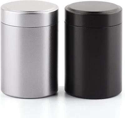 Zdjęcie produktu dla Aluminiowy, hermetyczny pojemnik na przyprawy, kawę i herbatę (50 ml)