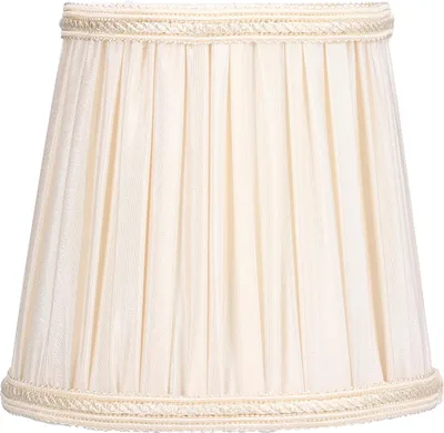 Image de Abat-jour en tissu Interventional Modern Decorative Table Lamp Cover for E14 BulbsApricot