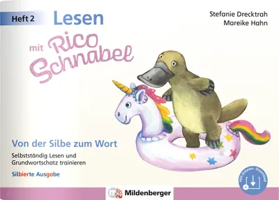Produktbild von Lesen mit Rico Schnabel, Heft 2: Von der Silbe zum Wort - silbierte Ausgabe
