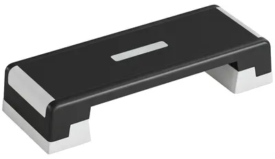 Image de Step plateforme aérobic réglable en 3 hauteurs | Couleur : Noir | Dimensions : 38 x 100 x 25 cm