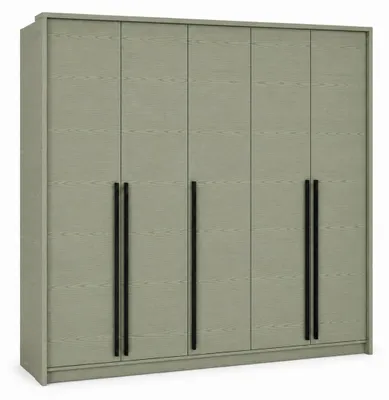 Image de Armoire, en eucalyptus, dimensions : 255 x 217,2 x 65 cm