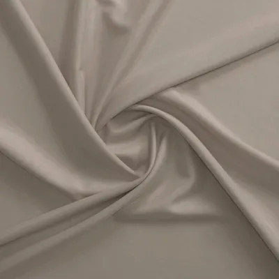 Produktbild von Gardine mit Kräuselband modernes Schal 140 x 250 cm Vorhang mit Universalband für Schiene, Farbe: Beige