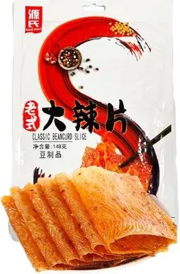 Produktbild von La Tiao Snack - 148g - Scharfe Sojabohnenscheiben - Asiatische Snacks - Soja