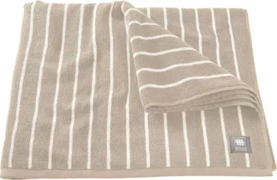 Produktbild von MUSTERRING Duschtuch NEEDLESTRIPE Beige 100 x 150 cm