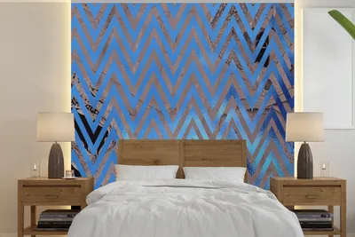 Produktbild von MuchoWow® Fototapete für Wohnzimmer oder Schlafzimmer Wandtapete Vinyl Motivtapete Marmor - Kupfer - Grau - Weiß - 280x280 cm - Hintergrundbild