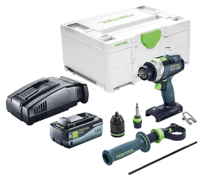 Image de Festool TPC 18/4 I-Basic Perceuse-visseuse à percussion sans fil 18 V 75 Nm + 1x batterie 8,0 Ah + chargeur rapide + Systainer