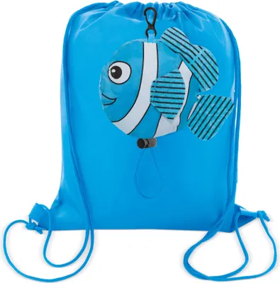 Produktbild von Faltbarer Rucksack (Turnbeutel) Kinder Fisch