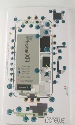 Produktbild von iScrews iPhone XR Schraubenaufbewahrung für Profis