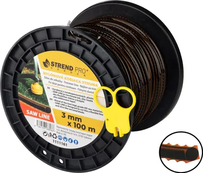 Produktbild von Mähfaden SawLine, 3 mm, L-100 m, gezahnt