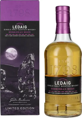 Produktbild von Ledaig 10 Years Old HEBRIDEAN MOON Single Malt Limited Edition 58,8% Vol. 0,7l in Geschenkbox
