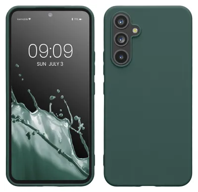 Produktbild von kwmobile Handyhülle für Samsung Galaxy A54 5G Hülle - TPU Case - Kabelloses Laden - Schutzhülle Cover in Blaugrün