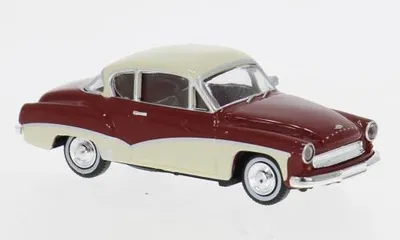 Obrázek produktu pro Brekina 27159 – 1:87 Wartburg 311 Coupé, tmavě červená/světle béžová, 1959 –