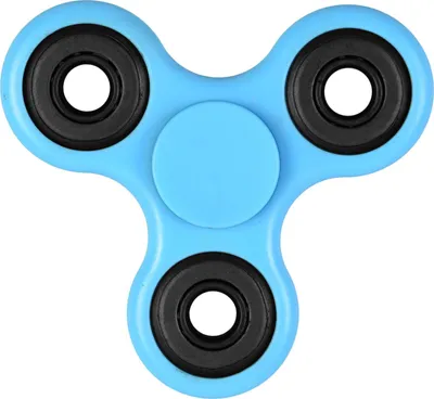 Produktbild von Tri Fidget Spinner - Finger Spielzeug in Hellblau - Anti Stress Finger Toy