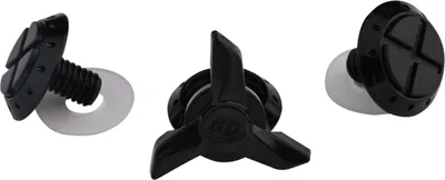 Produktbild von Troy Lee Designs D4/Stage Helmvisier Schrauben Kit, Kunststoff, black (3 Stk.)