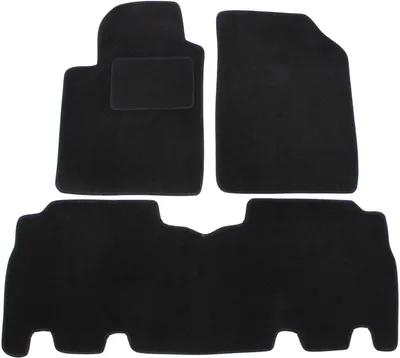 Produktbild von J&J AUTOMOTIVE | Velours Fußmatten Autotepiche Passend Für Toyota Yaris Verso 1999-2006 4tlg, Genaue Passform, rutschfeste Untregrund, Verstärkt Im Pedalbereich, mit Befestigungen