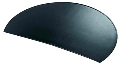 Produktbild von Durella Rondo Schreibtischunterlage, halbrund, rutschfeste Schreibunterlage, schwarz, 73 x 48 cm