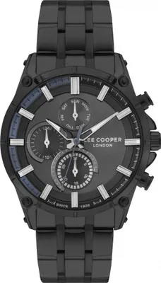 Produktbild von Herrenuhr LEE COOPER LC07532.650 in Schwarz - ein modisches Geschenk.