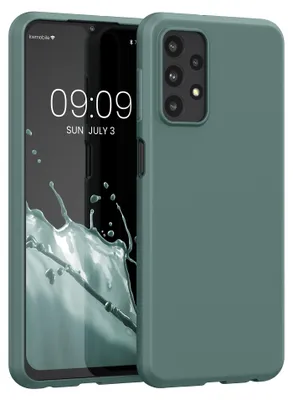 Produktbild von kwmobile Handyhülle für Samsung Galaxy A23 4G / 5G Hülle - TPU Case - Kabelloses Laden - Schutzhülle Cover in Blaugrün
