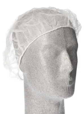 Immagine prodotto di 100 berretti "WORK-INN/PS", in pile Ø 52 cm bianco