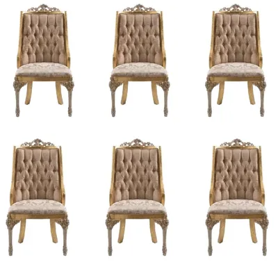Produktbild von Set aus 6 eleganten Stühlen mit komfortabler Sitzfläche und Design