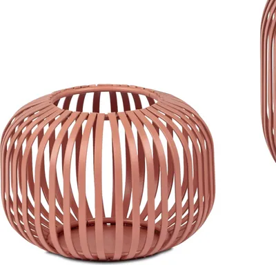 Produktbild von Windlicht Wili Stäbe in Kugelform H. 10cm apricot rosa aus Metall Formano F25