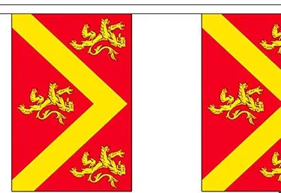 Wimpelkette Anglesey, 9 m, Polyester, 30 Flaggen