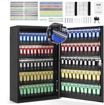 Produktbild von Famanu Schlüsselschrank - Schlüsselorganizer für bis zu 100 Schlüssel - Stahl