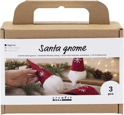 Produktbild von Creativ Company Weihnachtswichtel Bastelset - Filz und Hobbyset