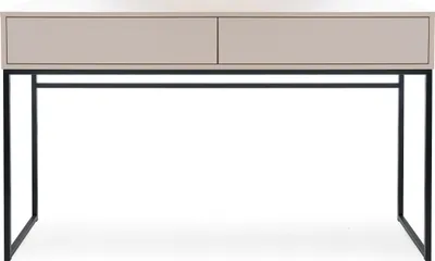 Produktbild von Kommode Genua mit 2 Schubladen, Sideboard in Farbe: Creme, Schrank in Größe: 137 x 83 x 37 cm