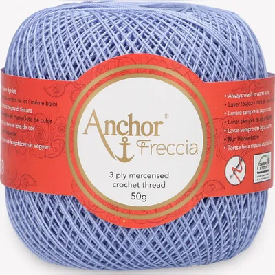 Produktbild von Anchor Freccia 16 – dünnes Baumwollgarn zum Häkeln (Farbe 00117)