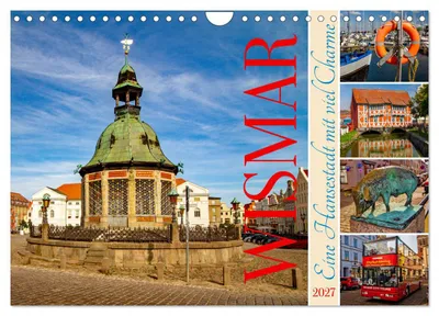 Produktbild von Wismar – Eine Hansestadt mit Charme (Wandkalender 2027 DIN A4 quer), CALVENDO Monatskalender