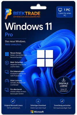 Produktbild von Microsoft Windows 11 Professional ( Pro ) Key Per Email