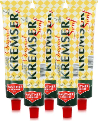 Produktbild von Mautner Kremser Senf 200g - Das mild-süße Original (5er Pack)