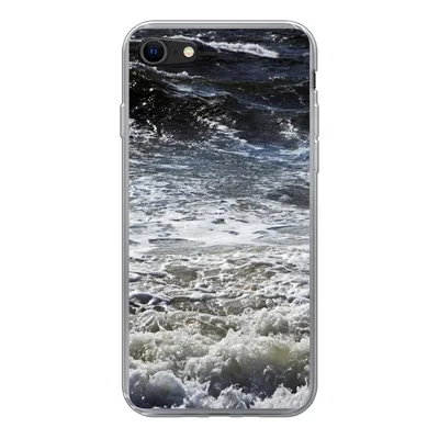 Produktbild von MuchoWow® Handyhülle Schutzhülle Hülle für iPhone 7 Nordsee - Wasser - Wellen Silikon Softcase Handy Hülle - Kartenhalter