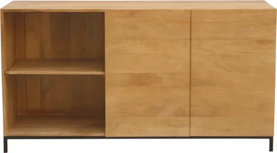 Produktbild von Miliboo - Sideboard Industrie-Stil Mangoholz und Metall YPSTER