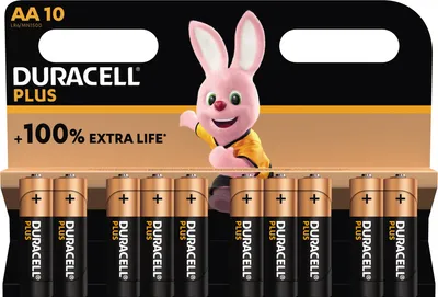 Obrázek produktu pro Duracell Plus-AA(MN1500/LR6) CP10 | balení (10 kusů)